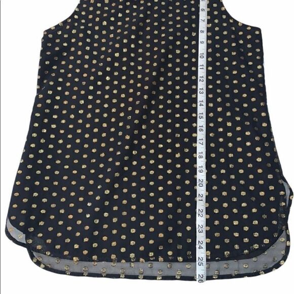 Halogen Black and Gold Metallic Tank Top Size XS - Picture 4 of 8